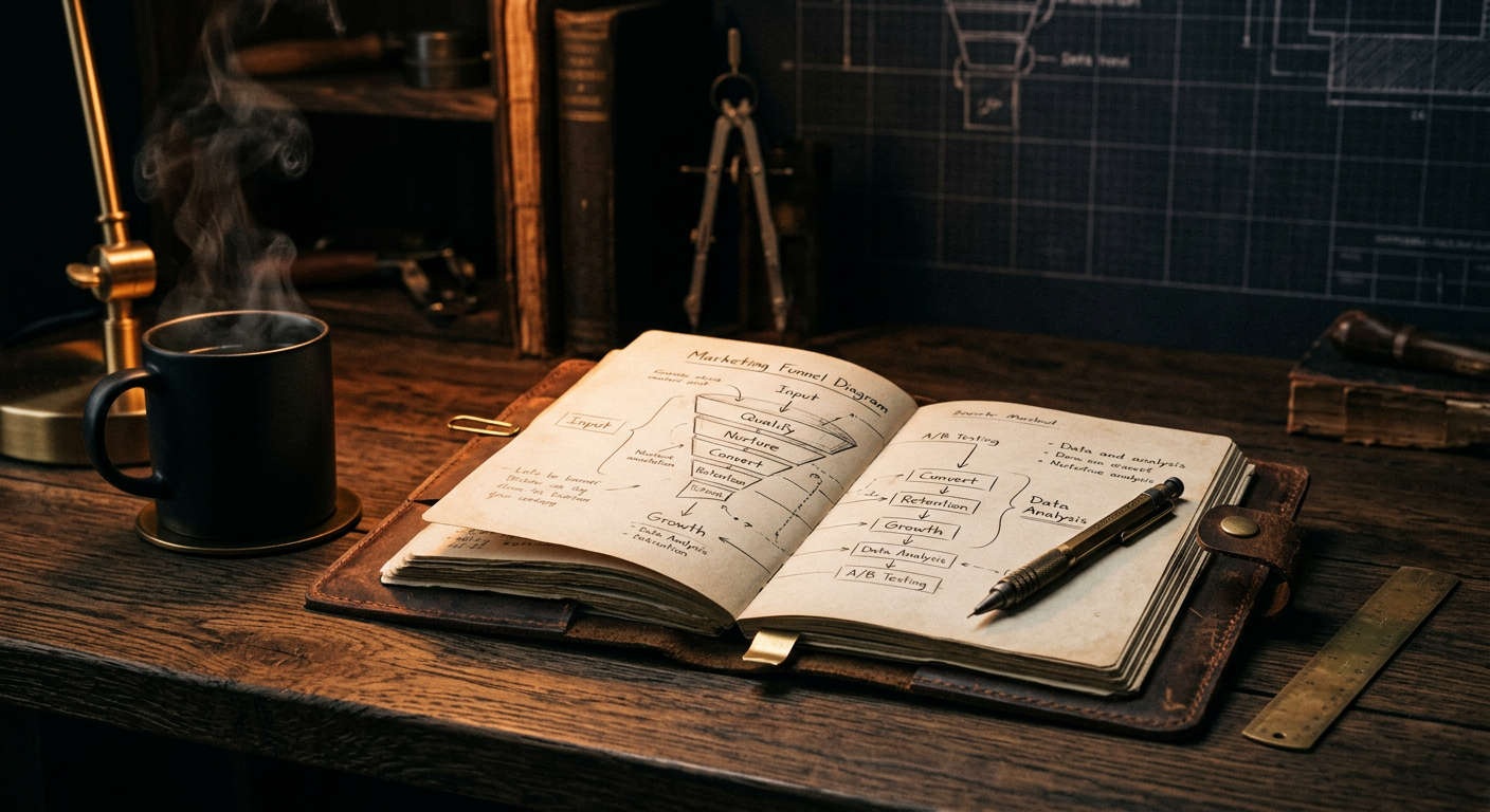 Design a sales funnel for crm